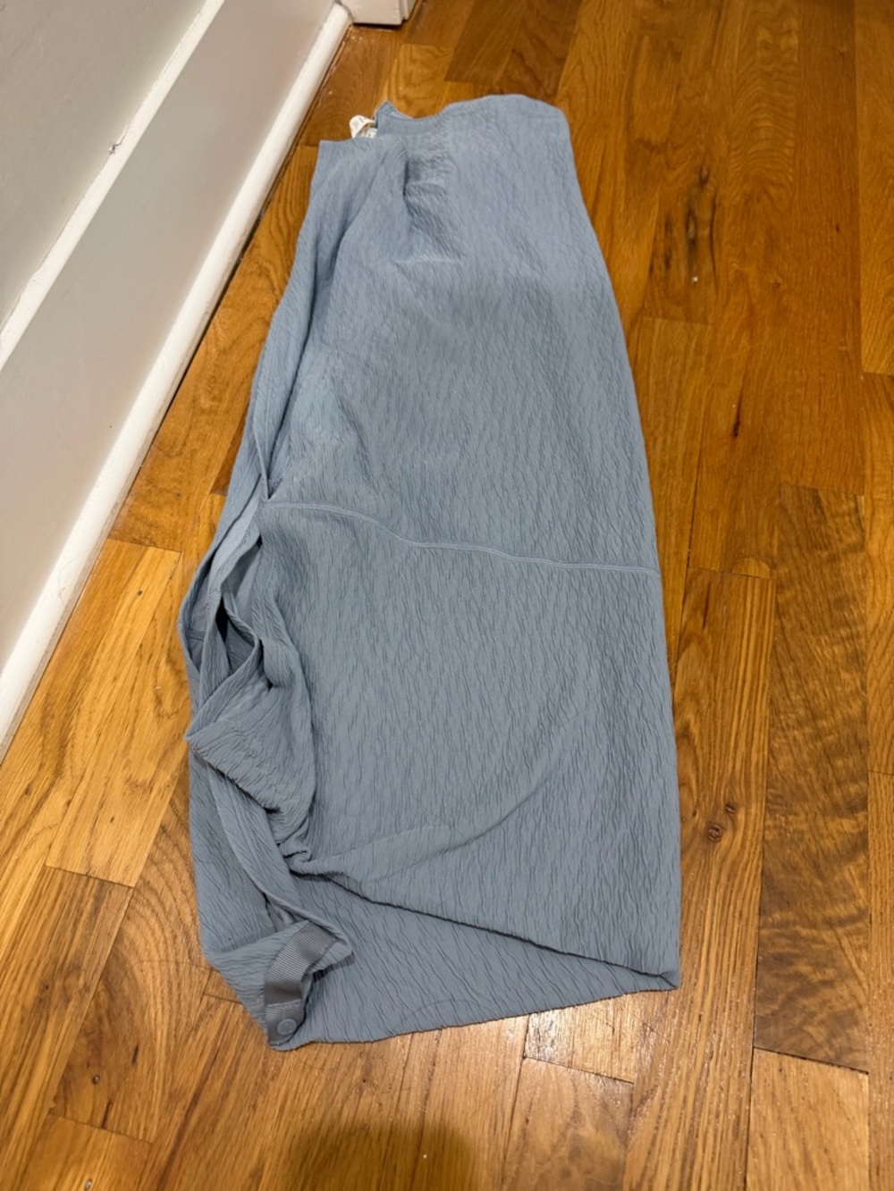 Light Blue Textured Women's Scarf